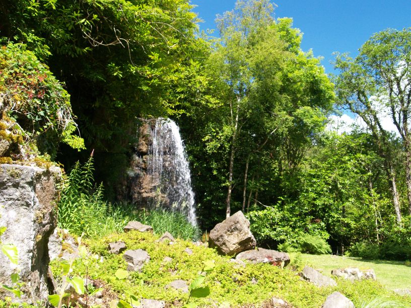 Kilfane Glen Gardens walk Waterfall, Co. Kilkenny Ireland tourist ...