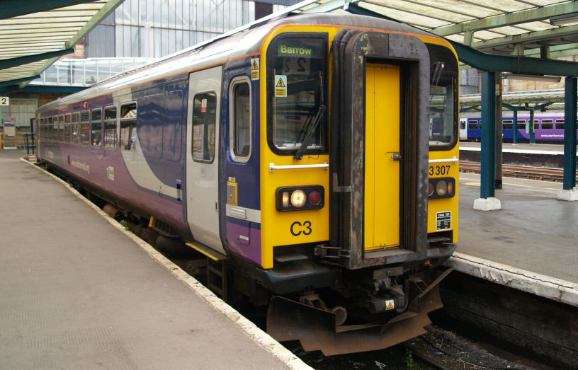 Cumbrian Coast Line railway trip