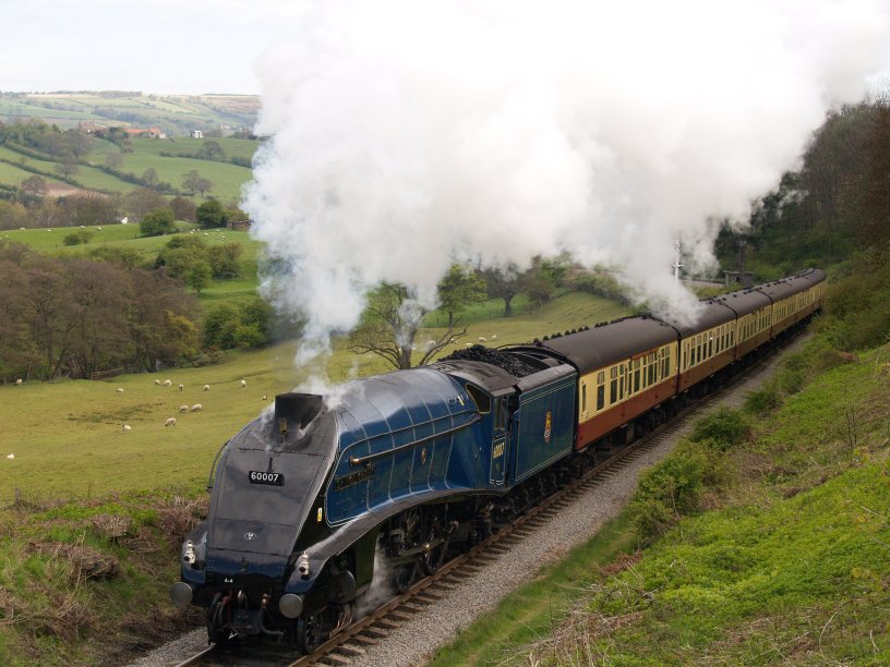 60007 SIR NIGEL GRESLEY LNER 4498 Class A4 Steam Locomotive Gresley 4-6 ...