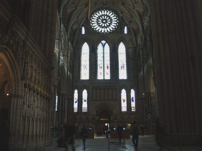 South Transept of YORK MINSTER St George's Chapel stained glass windows