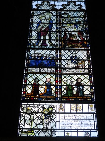 North Transept York Minster five sisters stained glass window St John's ...