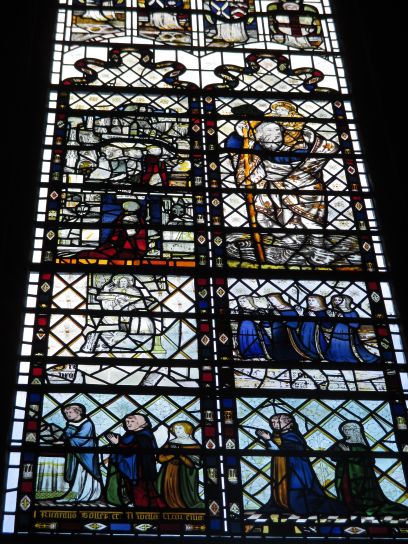 North Transept York Minster five sisters stained glass window St John's ...