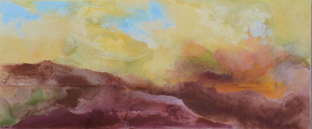 The Clevelands painting by Peter M Hicks artist acrylic on canvas