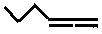hexa-1,2-diene, 1,2-hexadiene skeletal formula isomer of C6H10