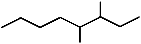 3,4-dimethyloctane skeletal formula constitutional structural isomer of molecular formula C10H22 � Dr Phil Brown's chemistry