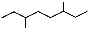 3,6-dimethyloctane skeletal formula constitutional structural isomer of molecular formula C10H22 � Dr Phil Brown's chemistry