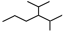 2-methyl-3-(1-methylethyl)hexane or 3-isopropyl-2-methylhexane skeletal formula constitutional structural isomer of molecular formula C10H22 � Dr Phil Brown's chemistry