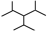 2,4-dimethyl-3-(1-methylethyl)pentane or 3-isopropyl-2,4-dimethylpentane skeletal formula constitutional structural isomer of molecular formula C10H22 � Dr Phil Brown's chemistry