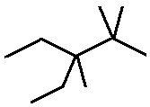 3-ethyl-2,2,3-trimethylpentane skeletal formula constitutional structural isomer of molecular formula C10H22 � Dr Phil Brown's chemistry