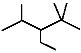 3-ethyl-2,2,4-trimethylpentane skeletal formula constitutional structural isomer of molecular formula C10H22 � Dr Phil Brown's chemistry