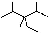 3-ethyl-2,3,4-trimethylpentane skeletal formula constitutional structural isomer of molecular formula C10H22 � Dr Phil Brown's chemistry