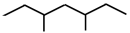 3,5-dimethylheptane skeletal formula structural constitutional formula R/S optical isomers enantiomers of molecular formula C9H20