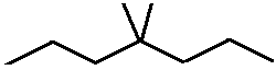 4,4-dimethylheptane skeletal formula structural constitutional formula isomer of molecular formula C9H20