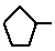 methylcyclopentane, C6H12 skeletal formula alkanes molecular structure naming (c) doc b