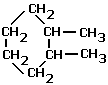structural formula 1,2-dimethylcyclohexane, C8H16 alkanes molecular structure naming (c) doc b