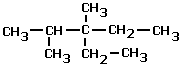 structural formula 3-ethyl-2,3-dimethylpentane alkanes molecular structure naming (c) doc b