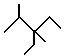 3-ethyl-2,3-dimethylpentane skeletal formula alkanes molecular structure naming (c) doc b