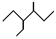 3-ethyl-4-methylhexane skeletal formula alkanes molecular structure naming (c) doc b