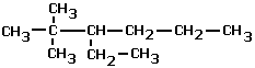 structural formula 3-ethyl-2,2-dimethylhexane alkanes molecular structure naming (c) doc b