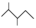 2,3-dimethylpentane skeletal formula alkanes molecular structure naming (c) doc b
