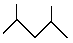 2,4-dimethylpentane skeletal formula alkanes molecular structure naming (c) doc b