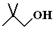 skeletal formula of 2,2-dimethylpropan-1-ol ( 2,2-dimethyl-1-propanol)