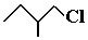 skeletal formula 1-chloro-2-methylbutane