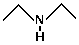 skeletal formula of N-ethylethylamine, diethylamine, N-ethylethanamine